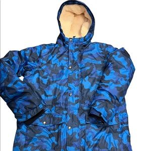 Land’s End Expedition down Waterproof winter parka  Large 14/16 husky